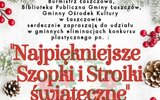 Łaszczów: Konkurs szopek i stroików rozpoczęty