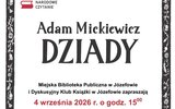 Józefów: Piątek z wieszczem