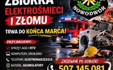 Nowodwór: Strażacy przyjmują elektrośmieci
