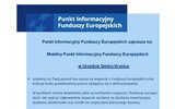 Krynice: Mobilny Punkt Informacyjny o dotacjach z UE