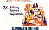 Gmina Hrubieszów: Eliminacje jesiennych recytatorów