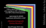 Krynice: Kto chce zostać Mistrzem Ortografii?