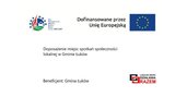 Gmina Łuków: Doposażenie miejsc spotkań