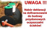 Tyszowce: Nabór chętnych na dotacje na przydomowe oczyszczalnie