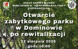 Głusk: Zabytkowy park w Dominowie po rewitalizacji