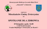 Zwierzyniec: Spotkanie o i dla zdrowia