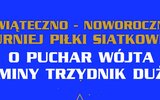 Trzydnik Duży: Świąteczno-noworoczny turniej siatkówki