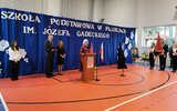 Wojciechów: Dzień edukacji z patronem w nowej sali sportowej (foto)