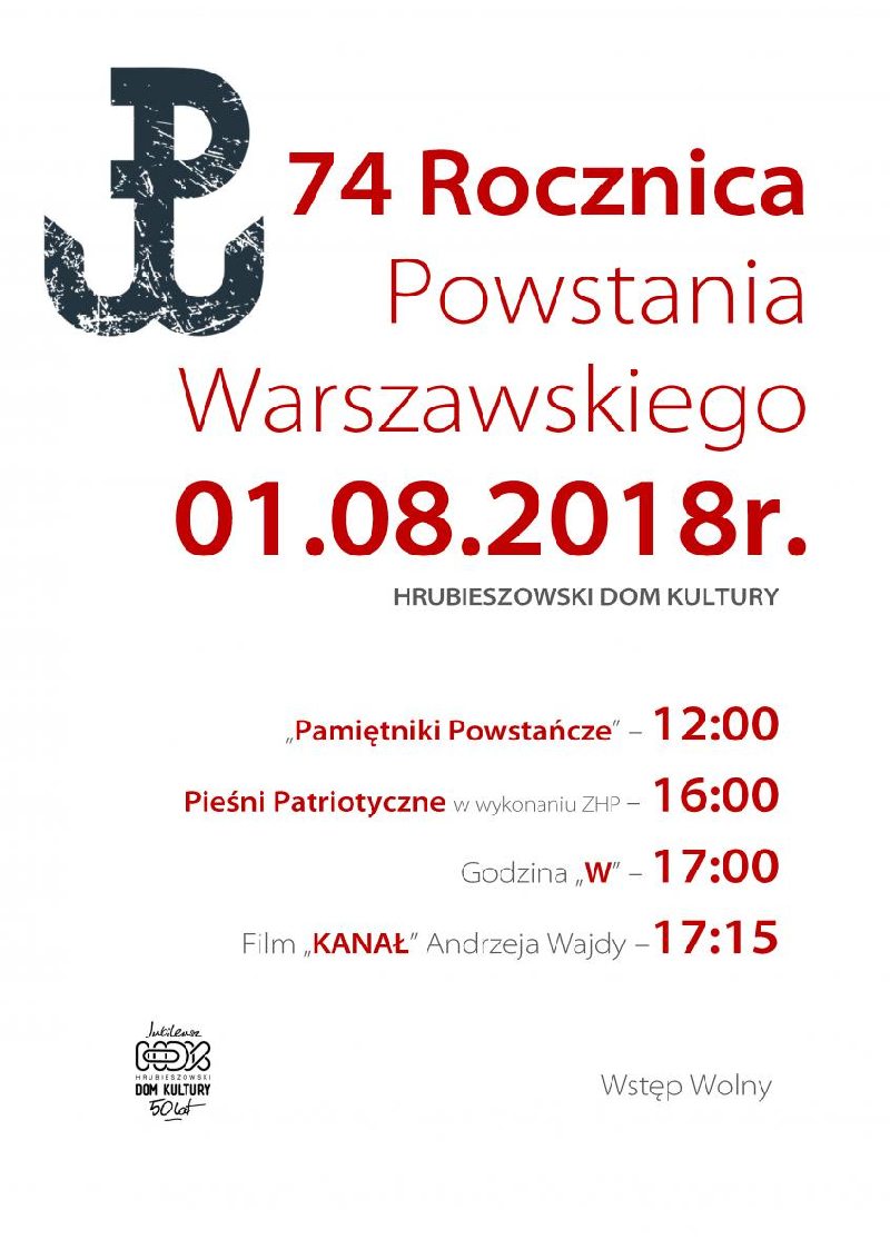 Hrubieszów: Powstanie Warszawskie - Pamiętamy!